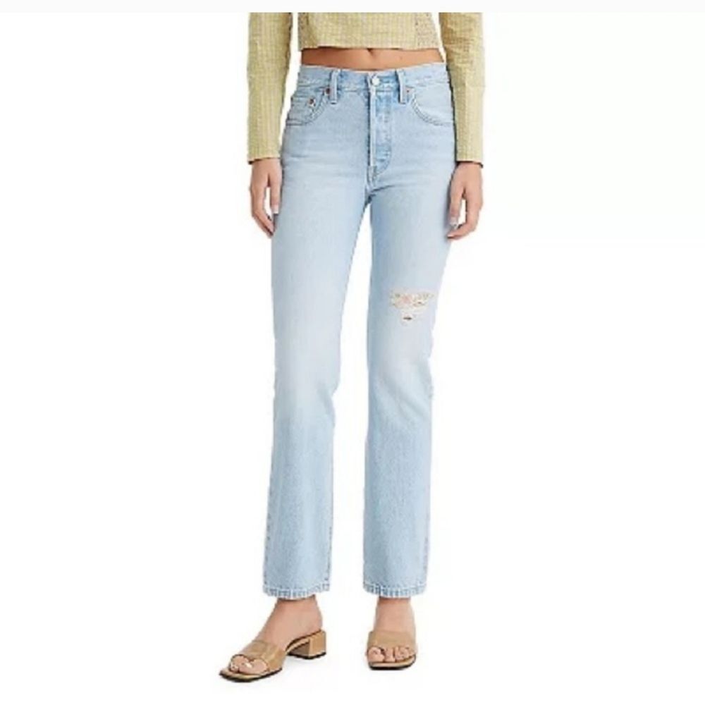 Levis 501 150s in Light Wash Size 28